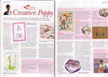 Cross stitch Gold, Creative Poppy article